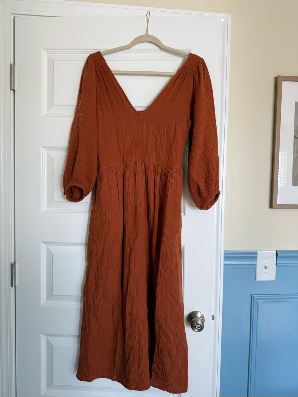 Madewell Light Spun Vneck Dress